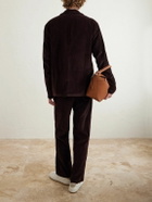 The Elder Statesman - Cotton-Corduroy Blazer - Brown