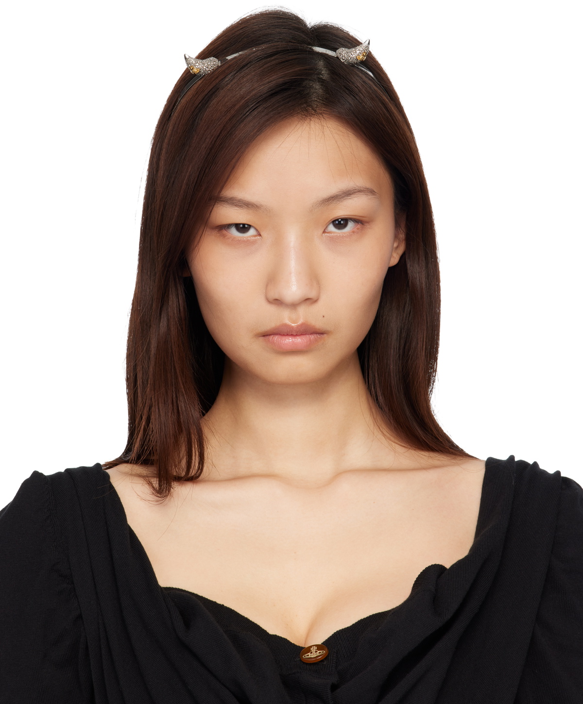 Vivienne Westwood Silver Vivienne's Horn Alice Headband