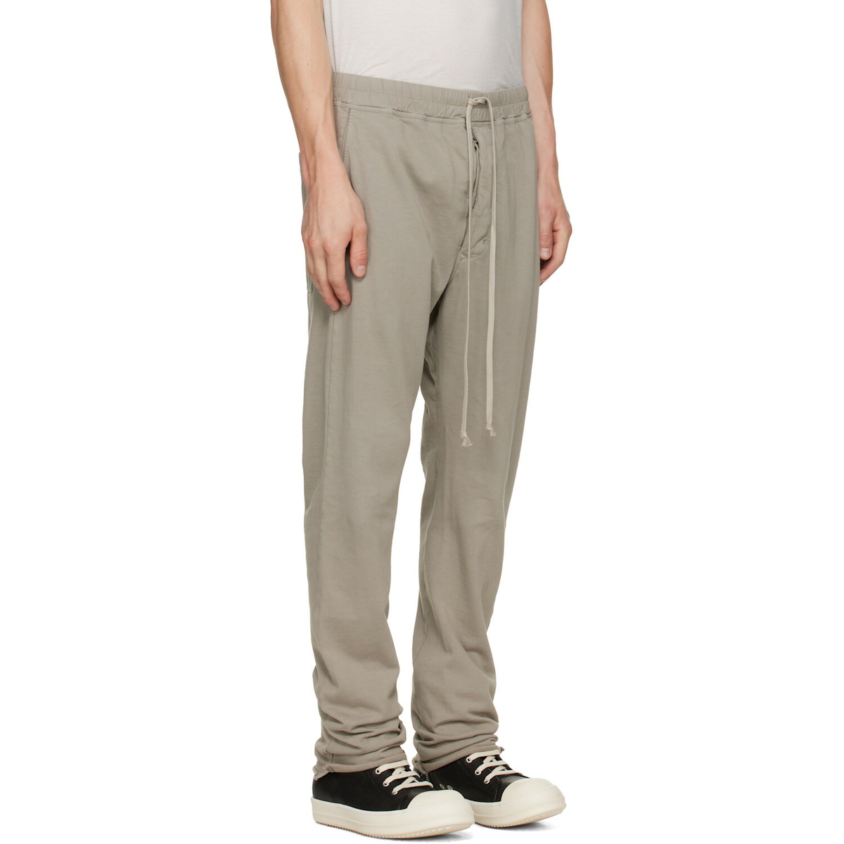 Rick Owens DRKSHDW Taupe Tower Berlin Drawstring Sweatpants