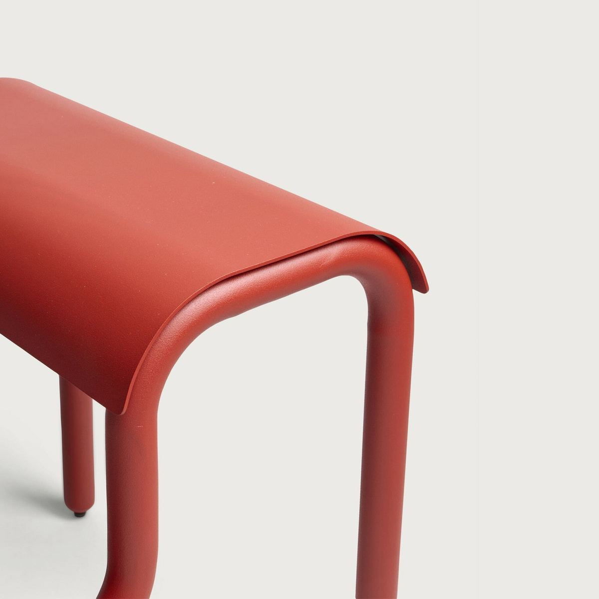 ferm LIVING Up Step Stool in Poppy Red
