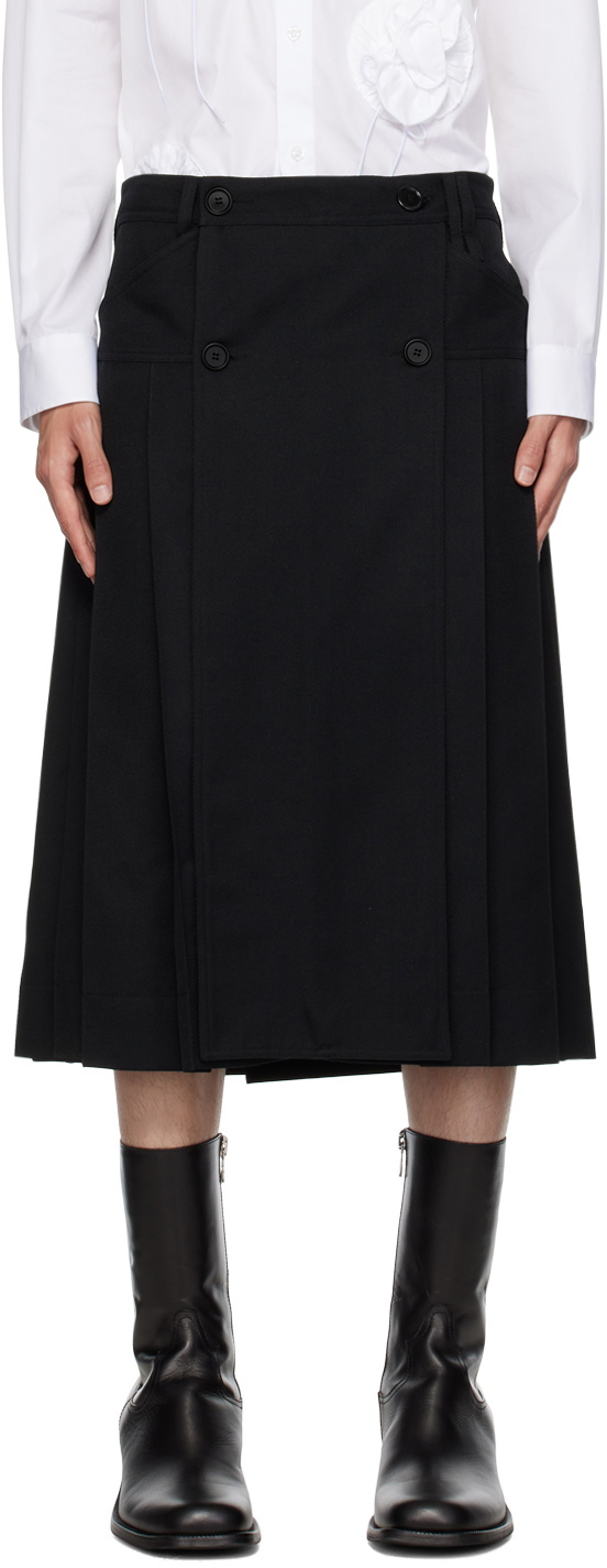 Simone Rocha Black Pleated Kilt Simone Rocha
