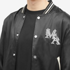 AMIRI Men's MA Logo Varsity Jacket in Black