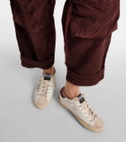 Golden Goose Super-Star embellished leather sneakers