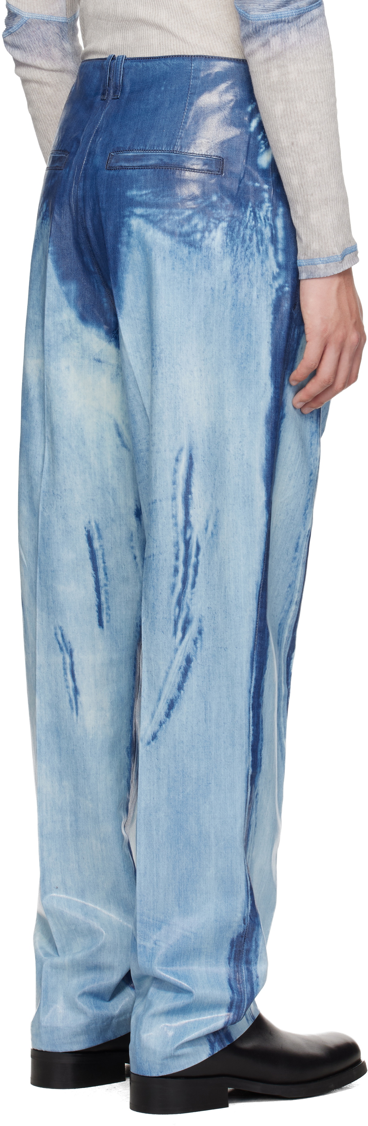 Diesel Blue Regular Waist D-ASKAR Slim Jeans