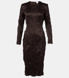 Bottega Veneta Satin midi dress