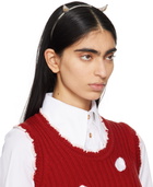 Vivienne Westwood Silver Vivienne's Horn Alice Headband
