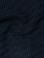 Brioni - Cotton, Silk and Cashmere-Blend Zip-Up Sweater - Blue