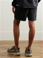 ON - Hybrid Straight-Leg Shell Drawstring Shorts - Black