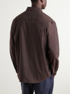 John Elliott - Cotton Kersey-Twill Shirt - Brown