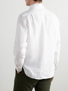 Hartford - Paul Pat Linen Shirt - White