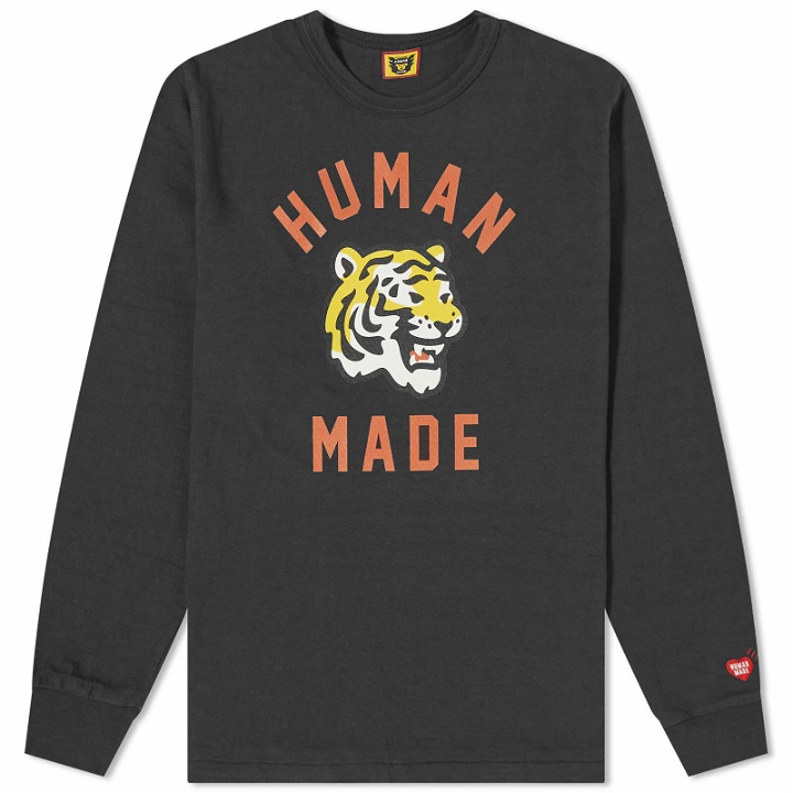 Photo: Human Made Men's Tiger Long Sleeve T-Shirt in Black