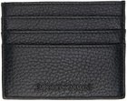 Emporio Armani Black Bonded Card Holder