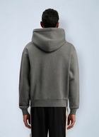 Palm Angels Neck Logo Regular Hooded Sweatshirt