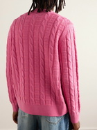 Acne Studios - Kelviro Cable-Knit Sweater - Pink