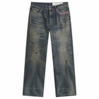 Neighborhood Men's Savage Denim DP Wide Jeans in Indigo