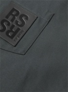 Raf Simons - Logo-Appliquéd Denim Shirt - Gray