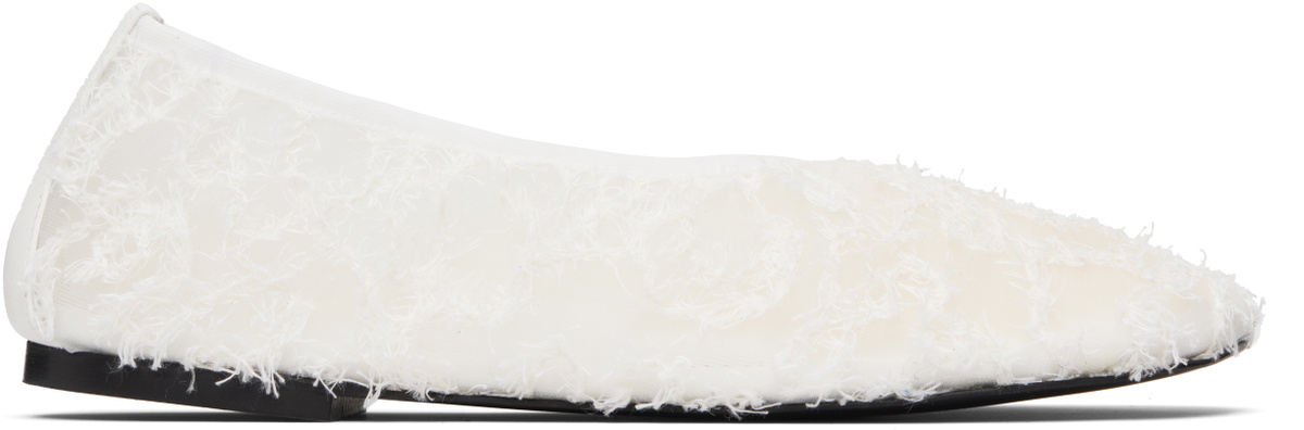 Proenza Schouler White Glove Lace Ballerina Flats