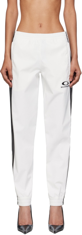 Photo: Balenciaga White Striped Track Pants