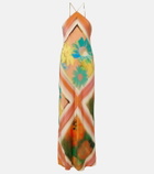 Staud Cubism floral maxi dress