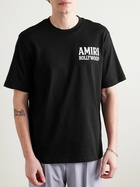 AMIRI - Jazz Wolf Logo-Print Cotton-Jersey T-Shirt - Black