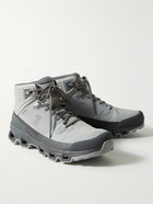 ON - Cloudrock Waterproof Rubber-Trimmed Mesh Boots - Gray