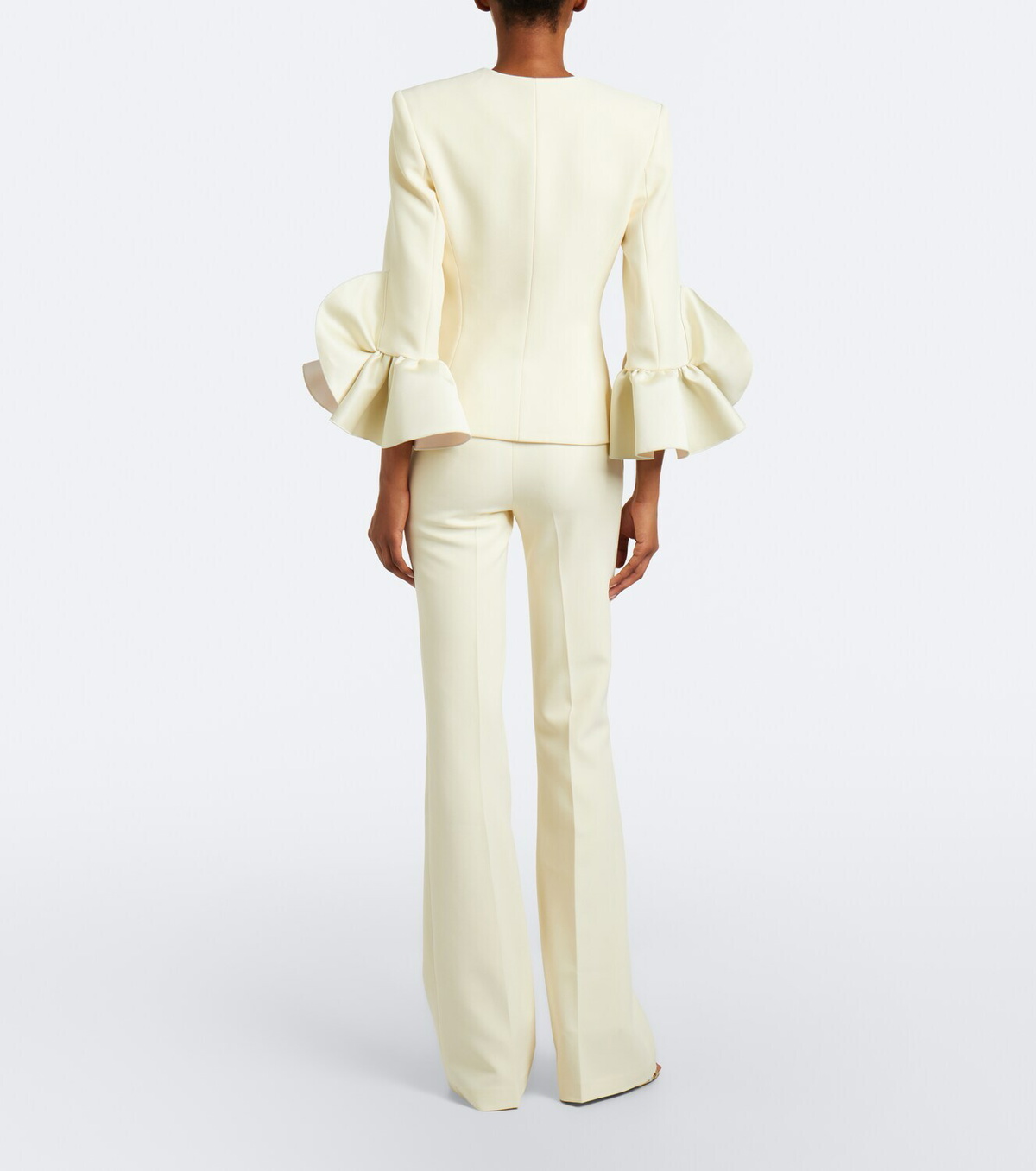Safiyaa Alexa crêpe flared pants