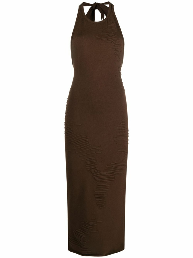 Photo: Selasi Brown Halterneck Knitted Dress
