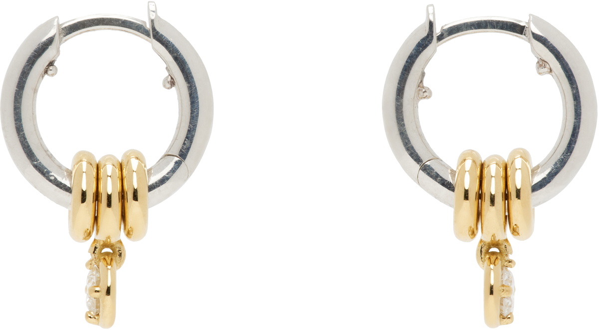 Spinelli Kilcollin SSENSE Exclusive Zahra Hoop SG WD Earrings