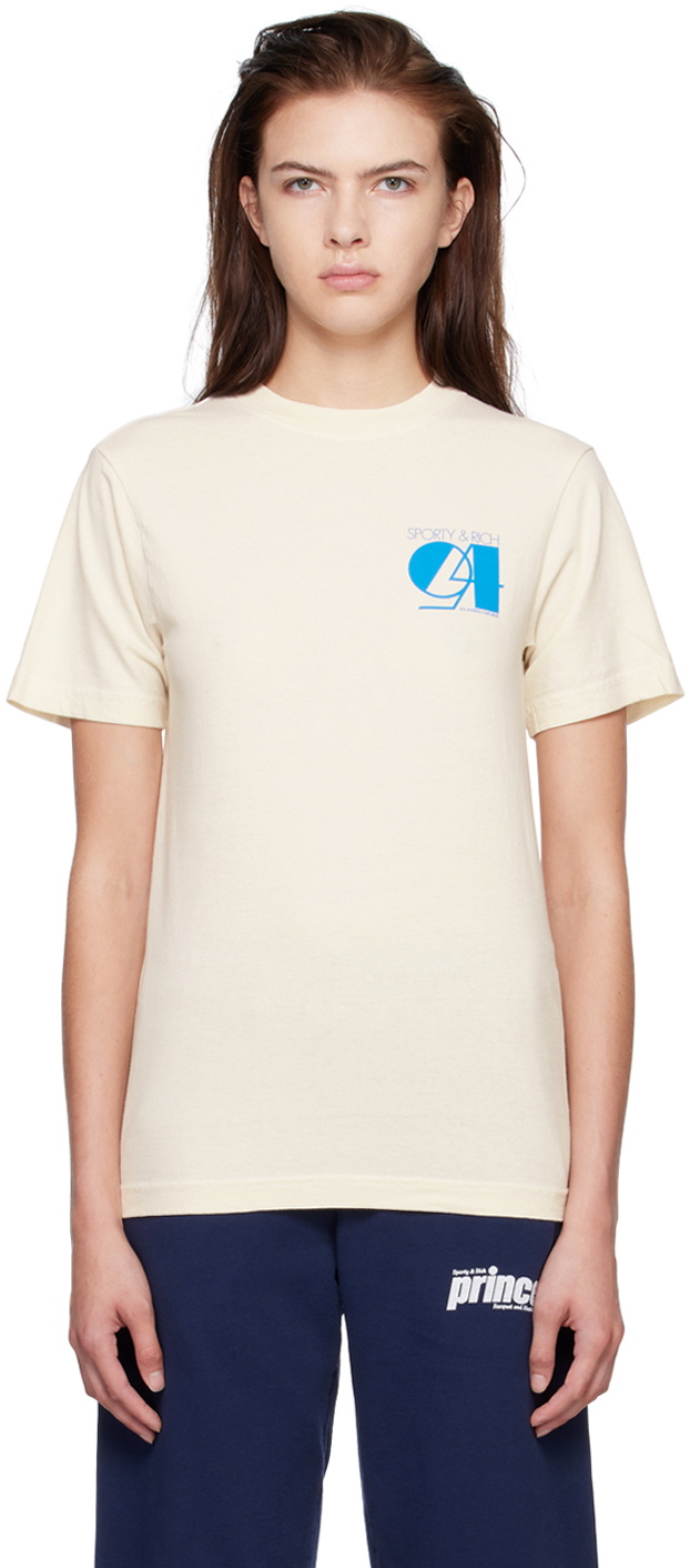 Sporty & Rich Off-White Studio T-Shirt Sporty & Rich