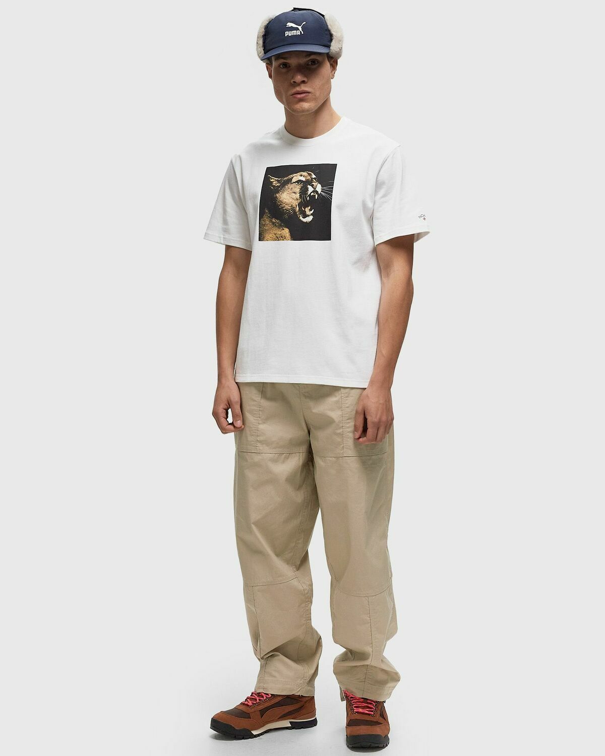 Puma X NOAH Photo Graphic Tee White Mens Shortsleefe