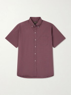 Beams Plus - Button-Down Collar Checked Cotton Shirt - Red