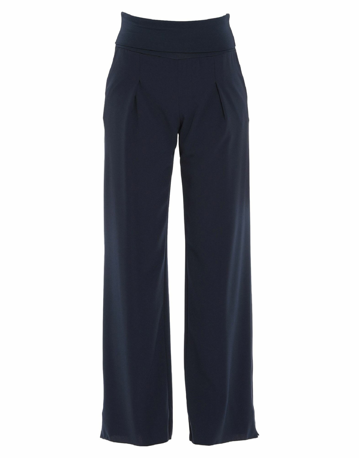 Manila Grace Womens Pants Midnight in Blue