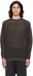Jan-Jan Van Essche Gray Loose-Fit Long Sleeve T-Shirt