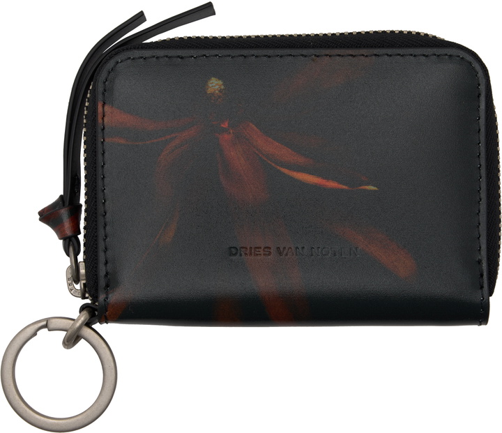 Photo: Dries Van Noten Black & Red Leather Card Holder