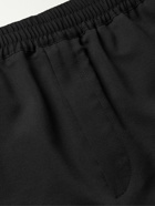 The Row - Jonah Straight-Leg Virgin Wool and Mohair-Blend Trousers - Black