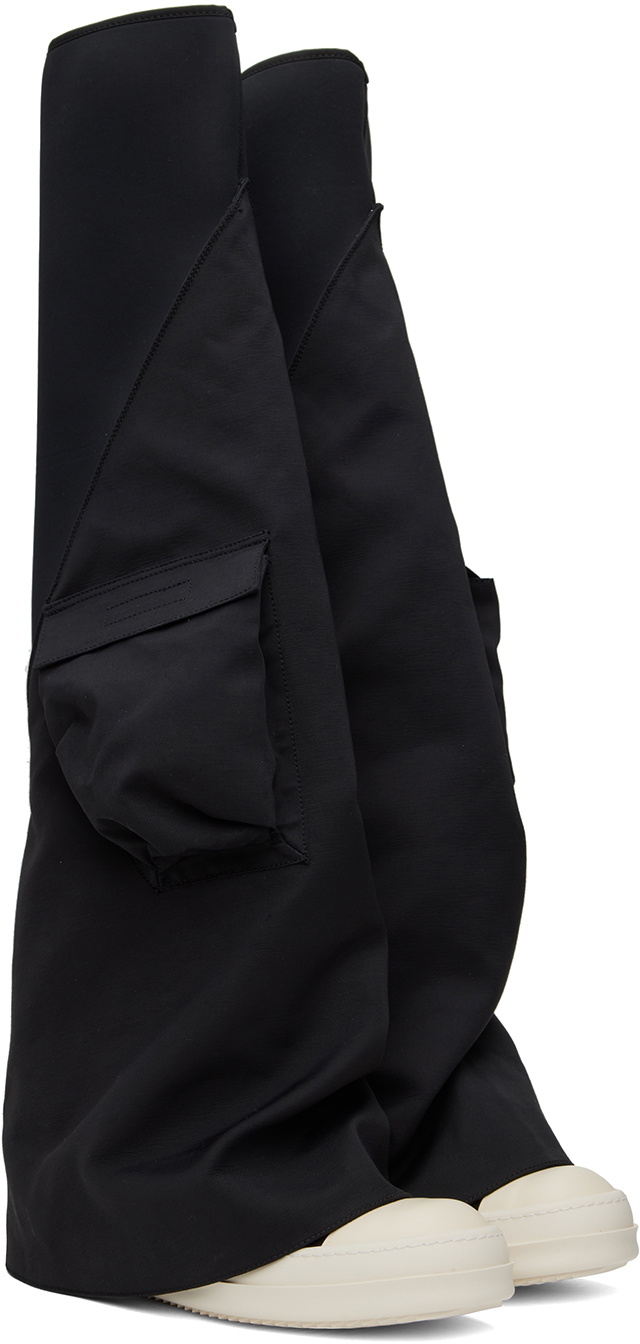 Rick Owens Drkshdw Black Cargo Fetish Sneakers
