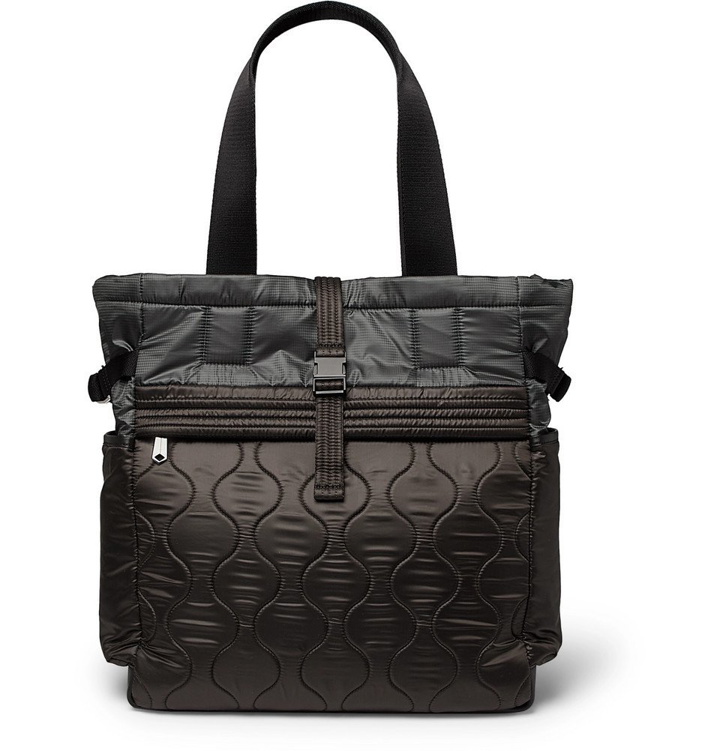 Photo: Paul Smith - Quilted Nylon Tote Bag - Men - Dark gray