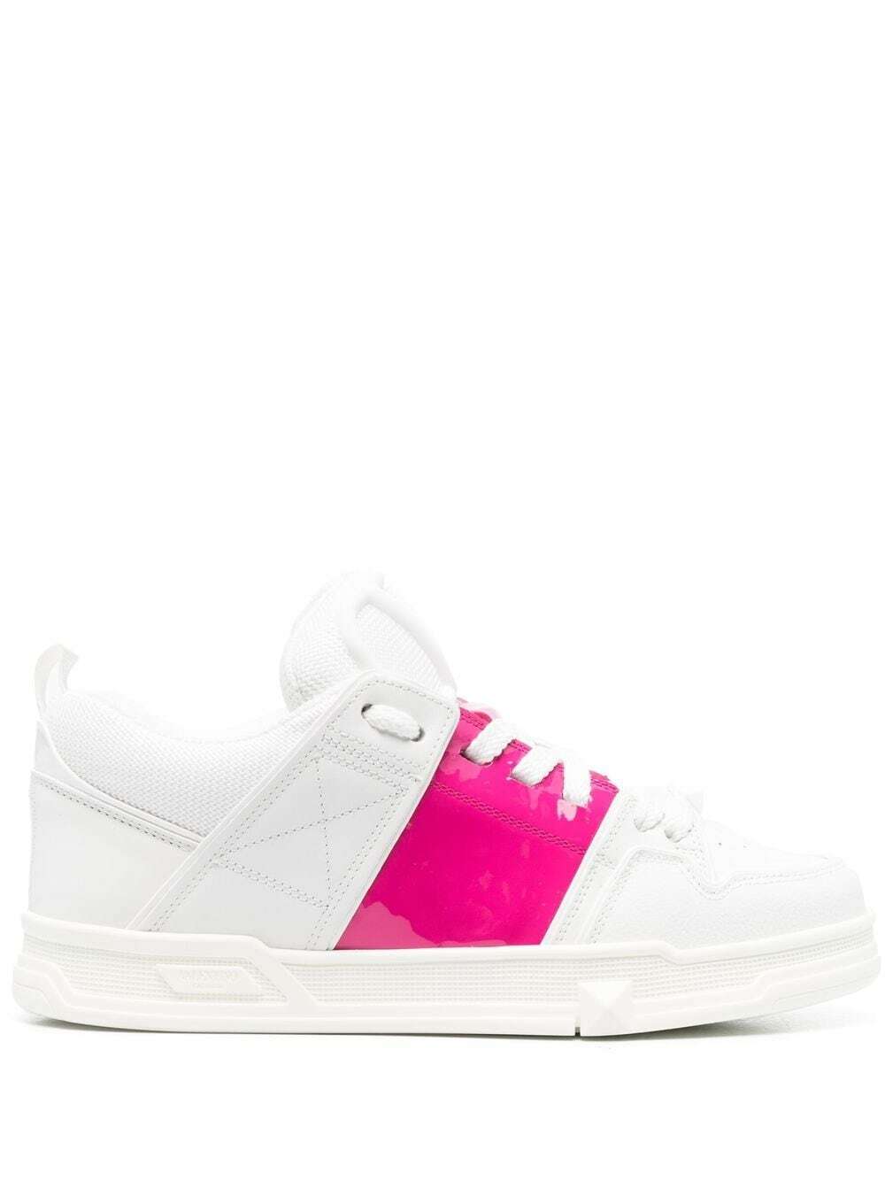 Valentino garavani open hot sale leather sneakers