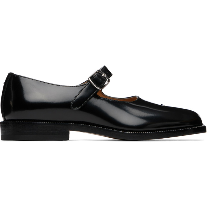 Photo: Maison Margiela Black Tabi City Mary Jane Loafers
