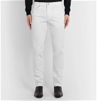 Dunhill - Slim-Fit Stretch-Denim Jeans - White
