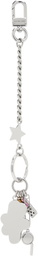 Marc Jacobs Silver 'The Sticker Bag Charm' Keychain