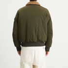Moncler Men's Maulevrier Bomber Reversible Teddy Jacket in Green
