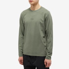 C.P. Company Men's Centre Logo Long Sleeve T-Shirt in Thyme