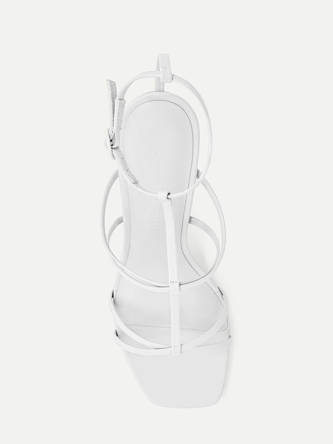 STUDIO AMELIA 90mm Artemis Leather & Plexi Sandals