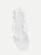 STUDIO AMELIA 90mm Artemis Leather & Plexi Sandals