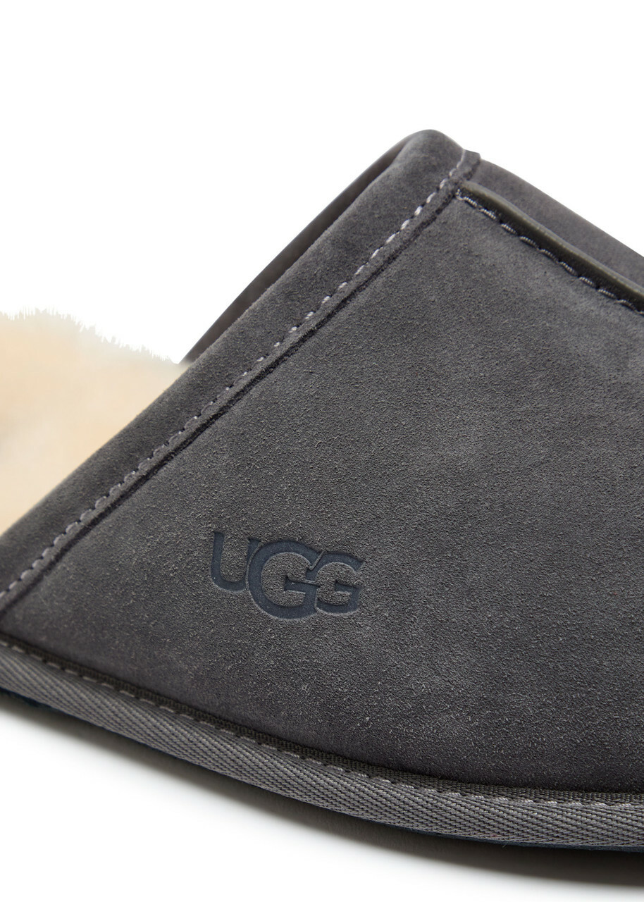 Ugg Scuff Suede Slippers Dark Grey