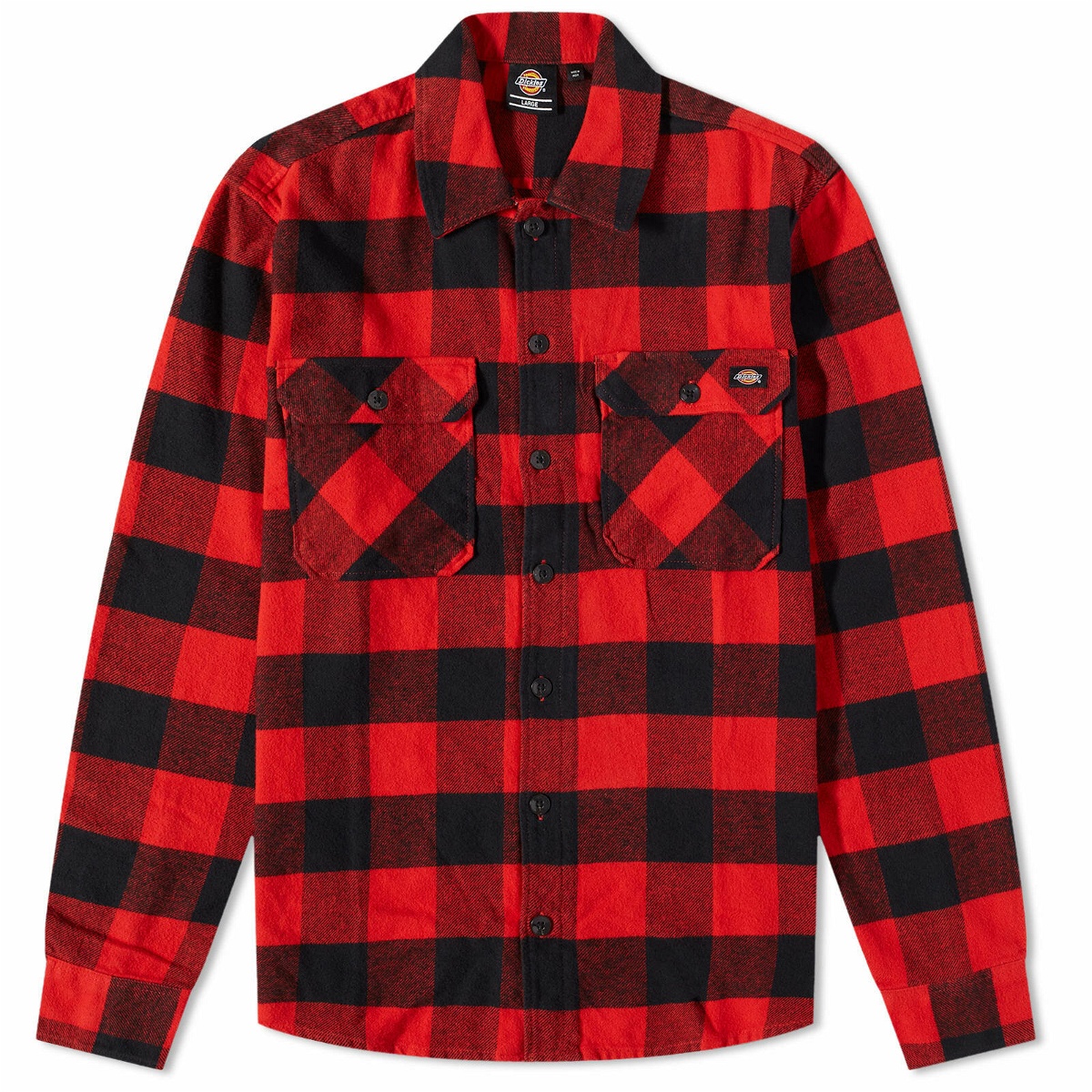Photo: Dickies Men's New Sacramento Check Shirt in Red