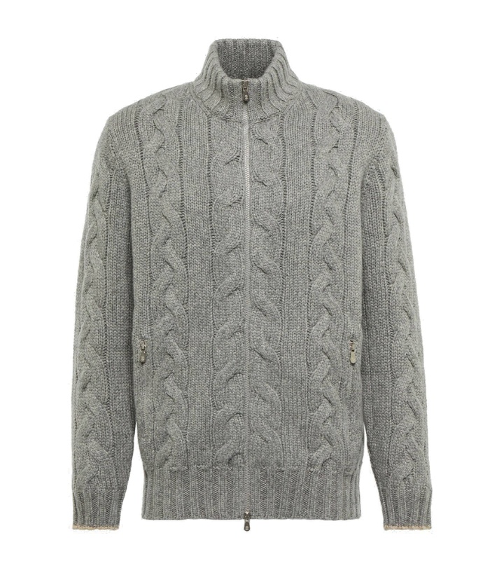 Photo: Brunello Cucinelli - Cable-knit cashmere sweater