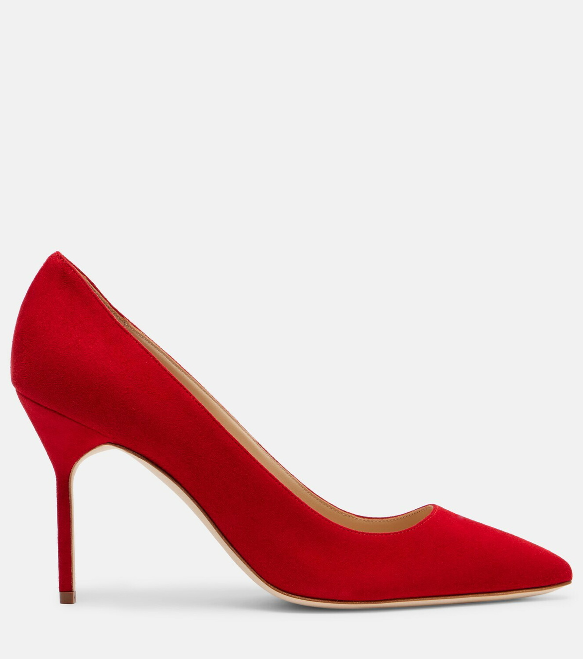 Escarpins Manolo Blahnik BB 90 Demi D'Orsay - Bleu Marine Et Fuchsia - Daim - Taille 40,5 - Neuf Sans Boîte