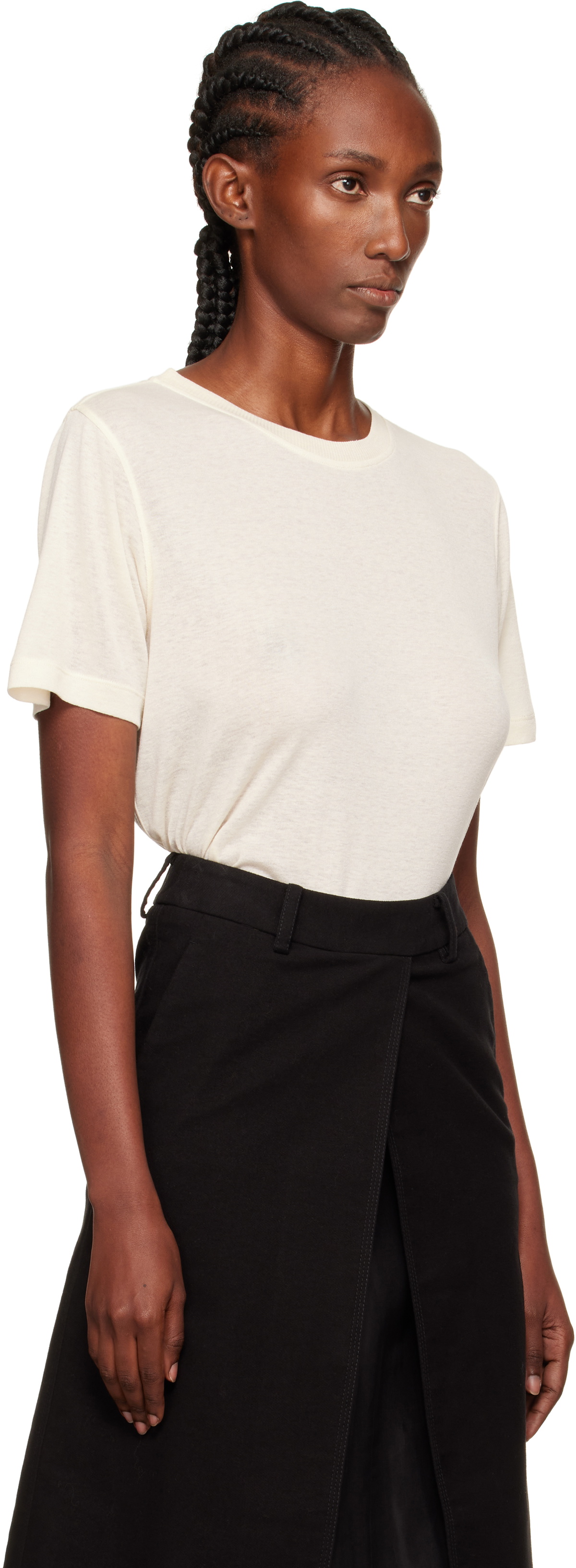 GIA STUDIOS Off-White Camille T-shirt